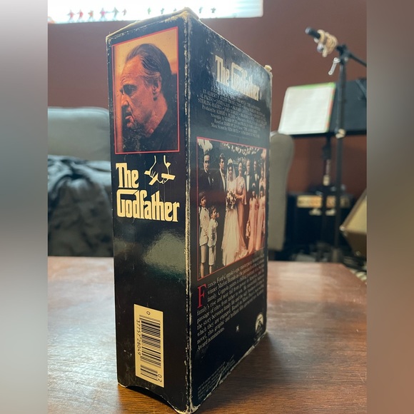 ✨Vintage The Godfather 1987 Paramount Francis Ford Coppola Video Casseste✨ - Picture 5 of 6